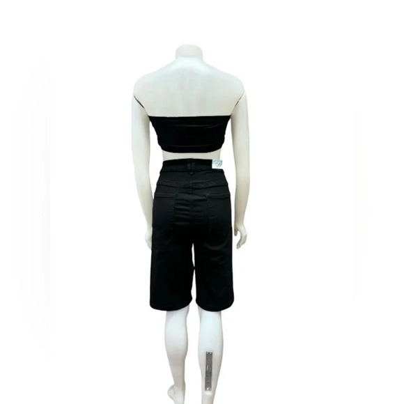 Curve Appeal NWT Shorts Black Plus Size High Waisted 22W - Picture 3 of 8